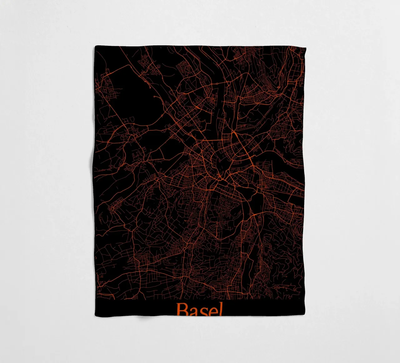 Basel Fleecedecke von MiMap