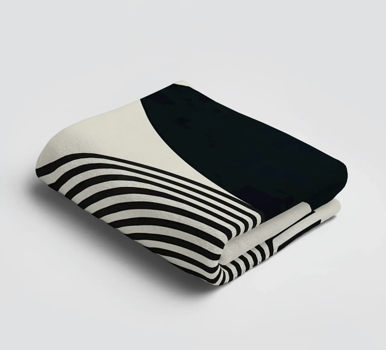 cerchio semicerchio forme geometriche in bianco e nero asciugamano da bagno da Patrick M Gerber