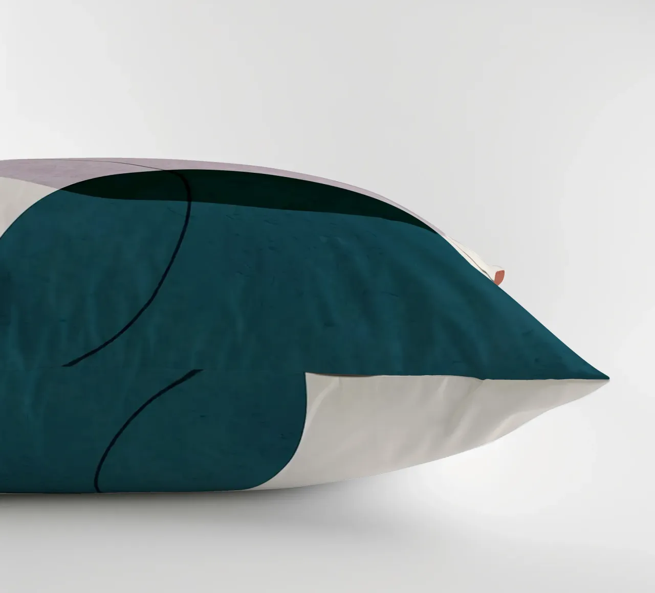 forme astratte sovrapposte forme geometriche linee curve cuscino da Patrick M Gerber