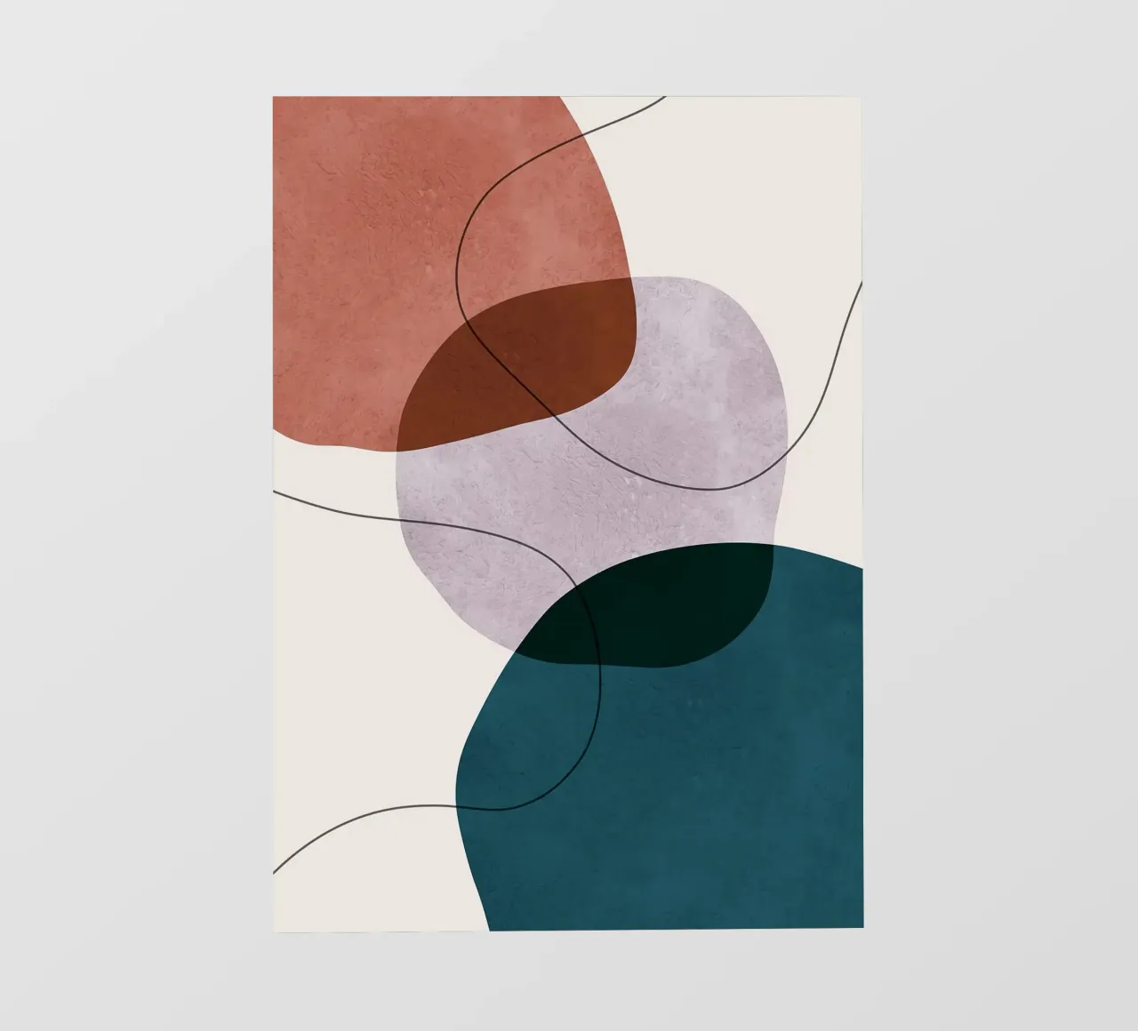 forme astratte sovrapposte forme geometriche linee curve pellicola backlit da Patrick M Gerber