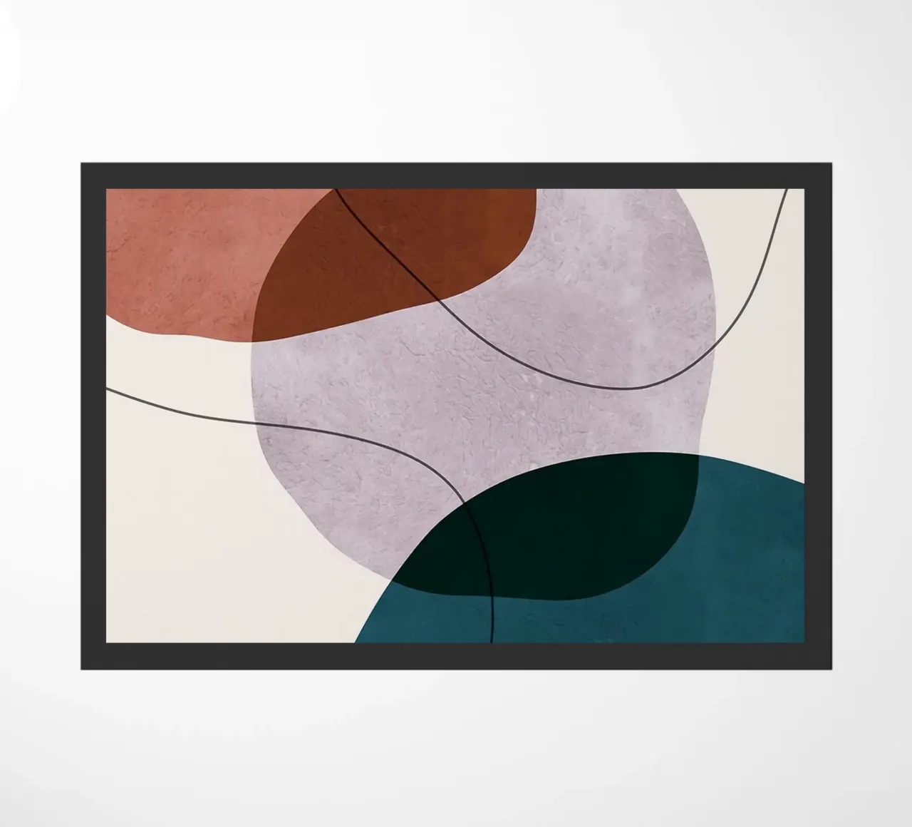 forme astratte sovrapposte forme geometriche linee curve zerbino da Patrick M Gerber