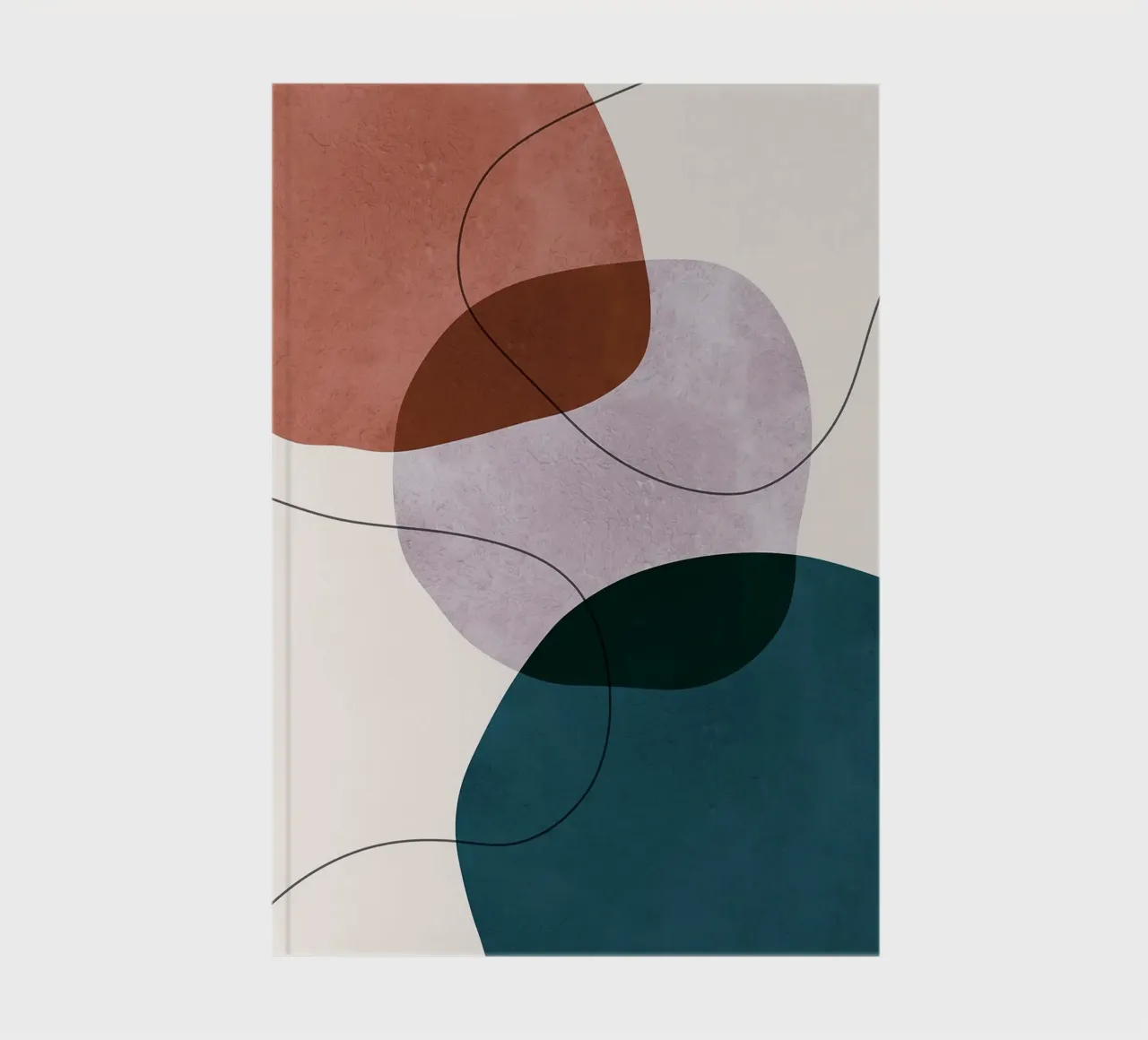 forme astratte sovrapposte forme geometriche linee curve diario da Patrick M Gerber