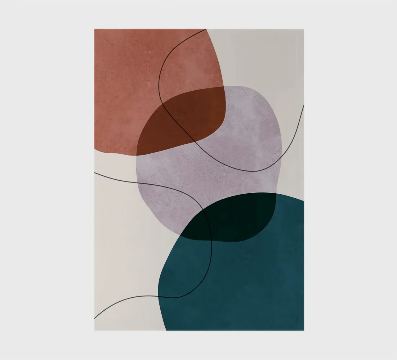 forme astratte sovrapposte forme geometriche linee curve diario da Patrick M Gerber