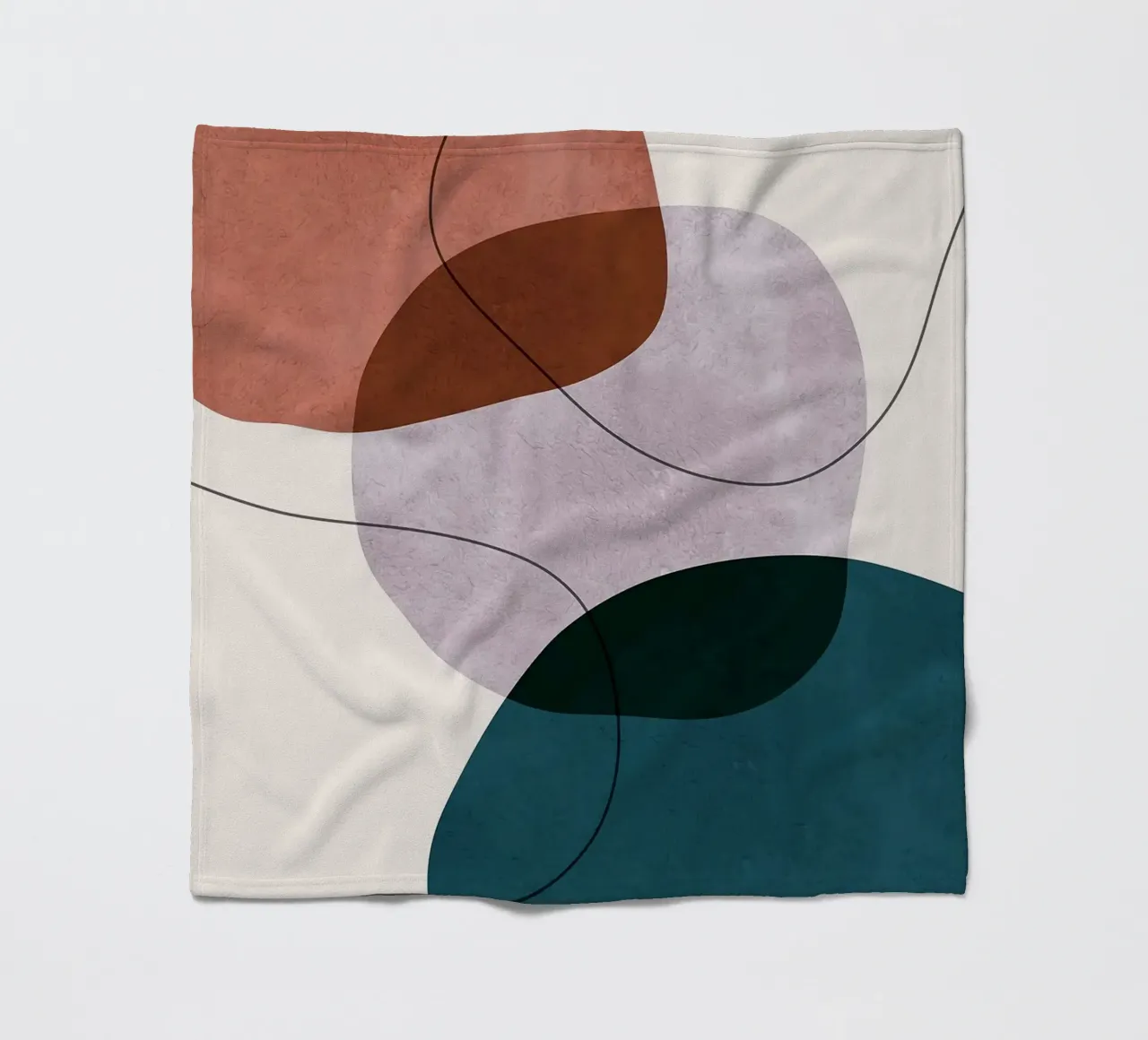 forme astratte sovrapposte forme geometriche linee curve coperta in pile da Patrick M Gerber