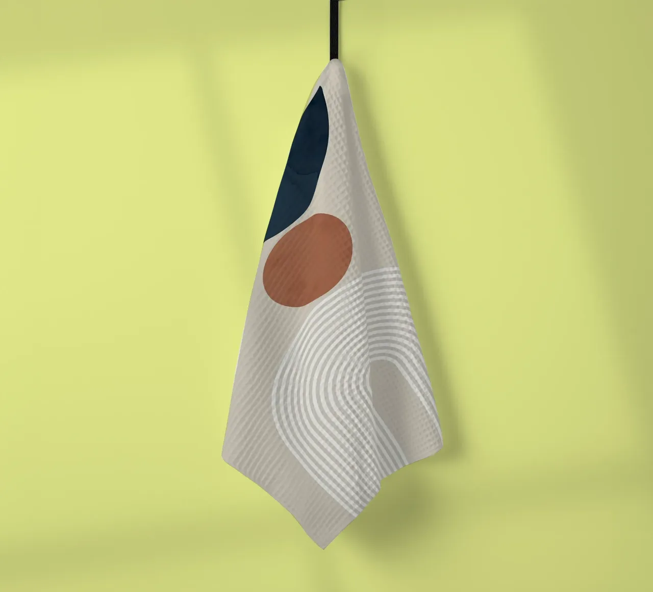 forme geometriche semicerchio cerchio arco forme sovrapposte canovaccio da cucina da Patrick M Gerber