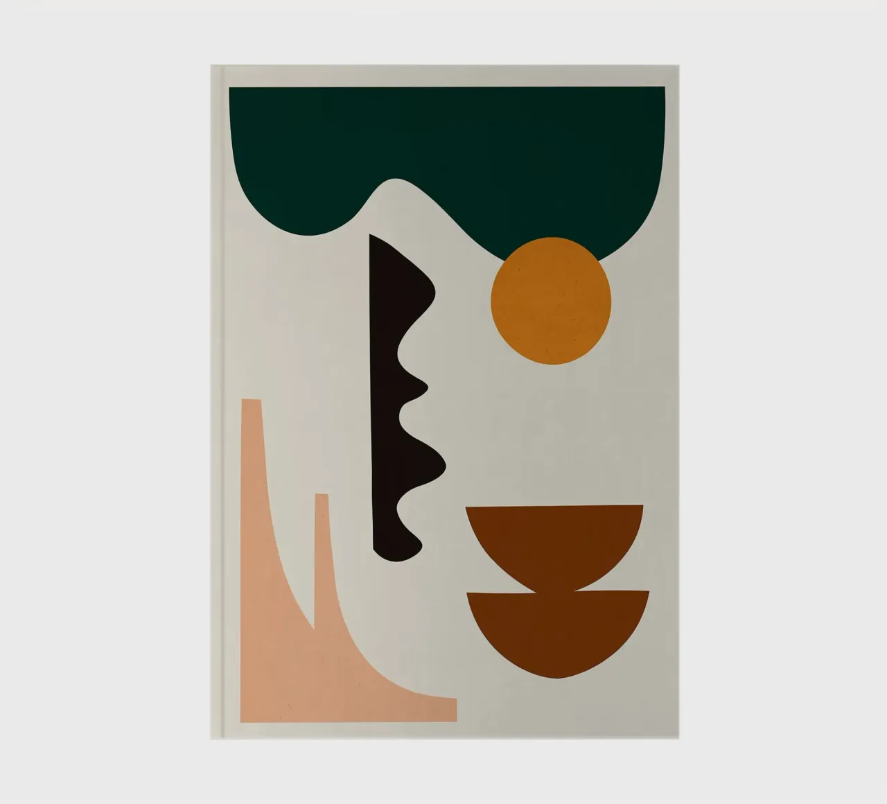 abstract shapes circle semicircle wave zigzag notebook by Patrick M Gerber