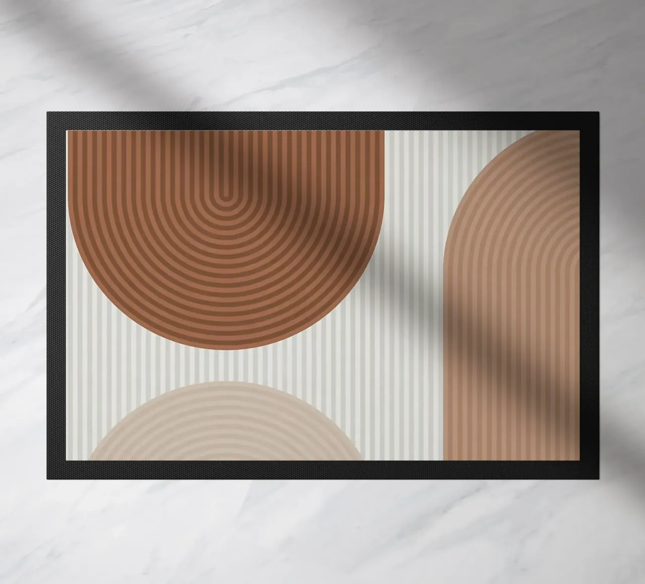 archi strisce linee verticali forme geometriche linee curve zerbino da Patrick M Gerber
