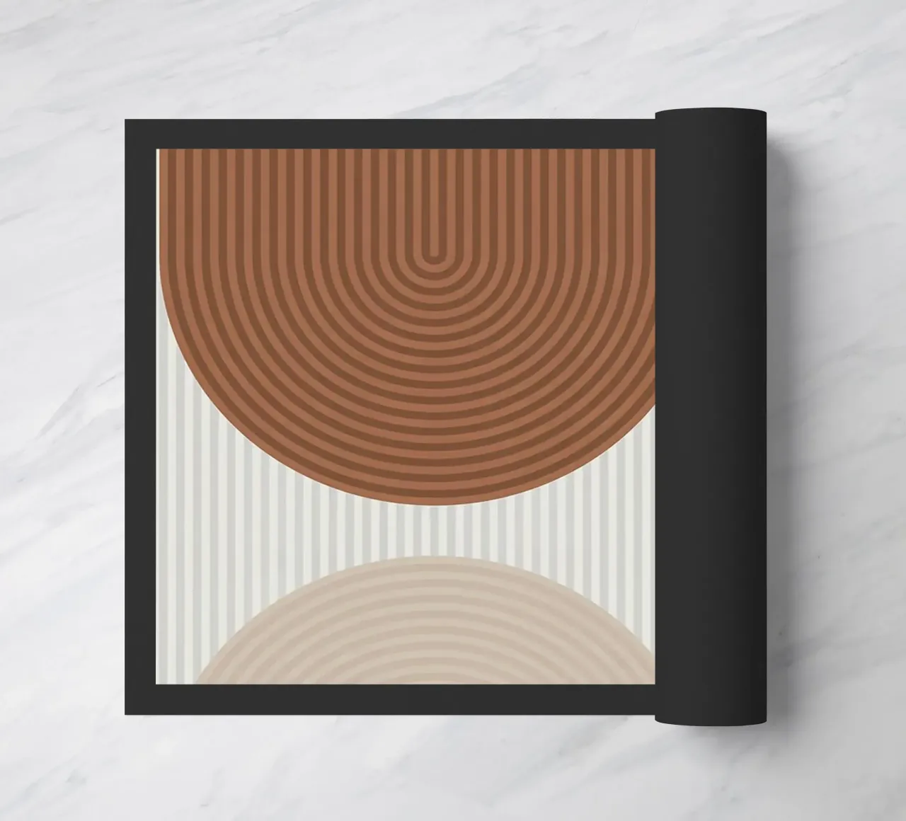 archi strisce linee verticali forme geometriche linee curve zerbino da Patrick M Gerber