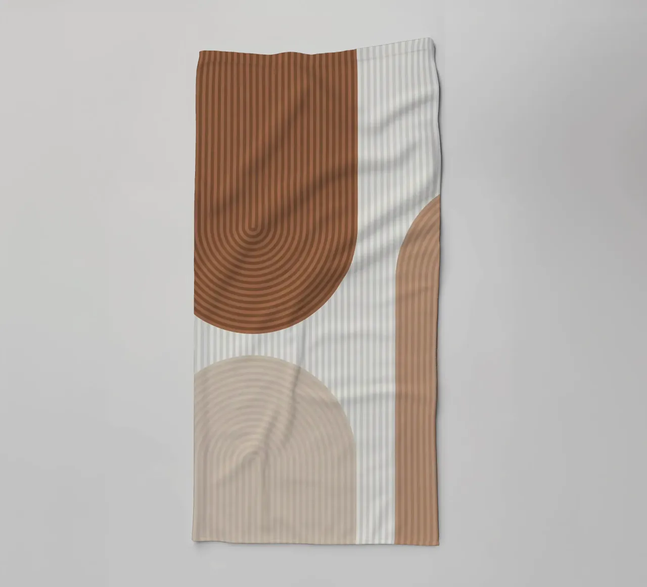 archi strisce linee verticali forme geometriche linee curve asciugamano da bagno da Patrick M Gerber