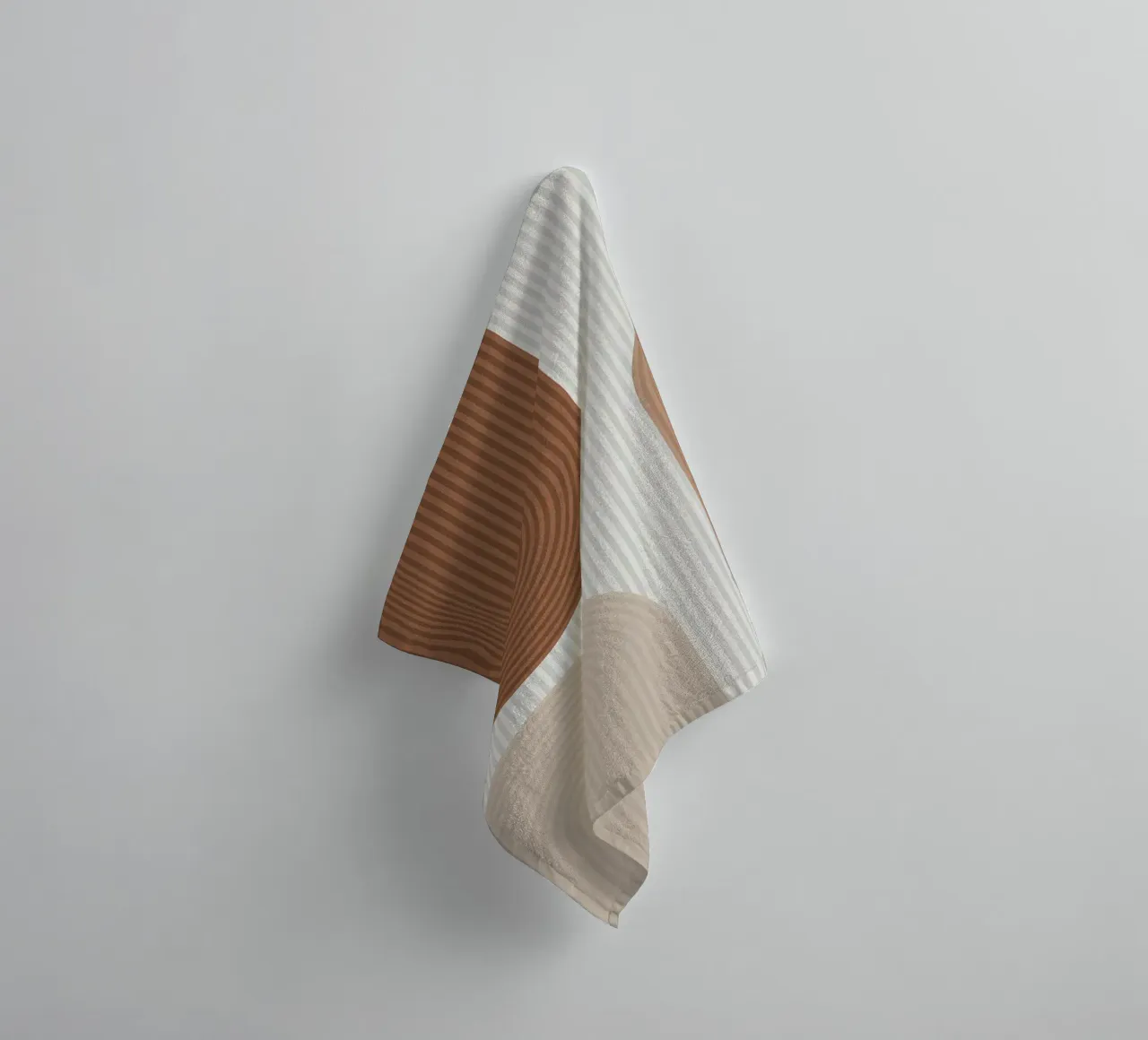 archi strisce linee verticali forme geometriche linee curve asciugamano da bagno da Patrick M Gerber