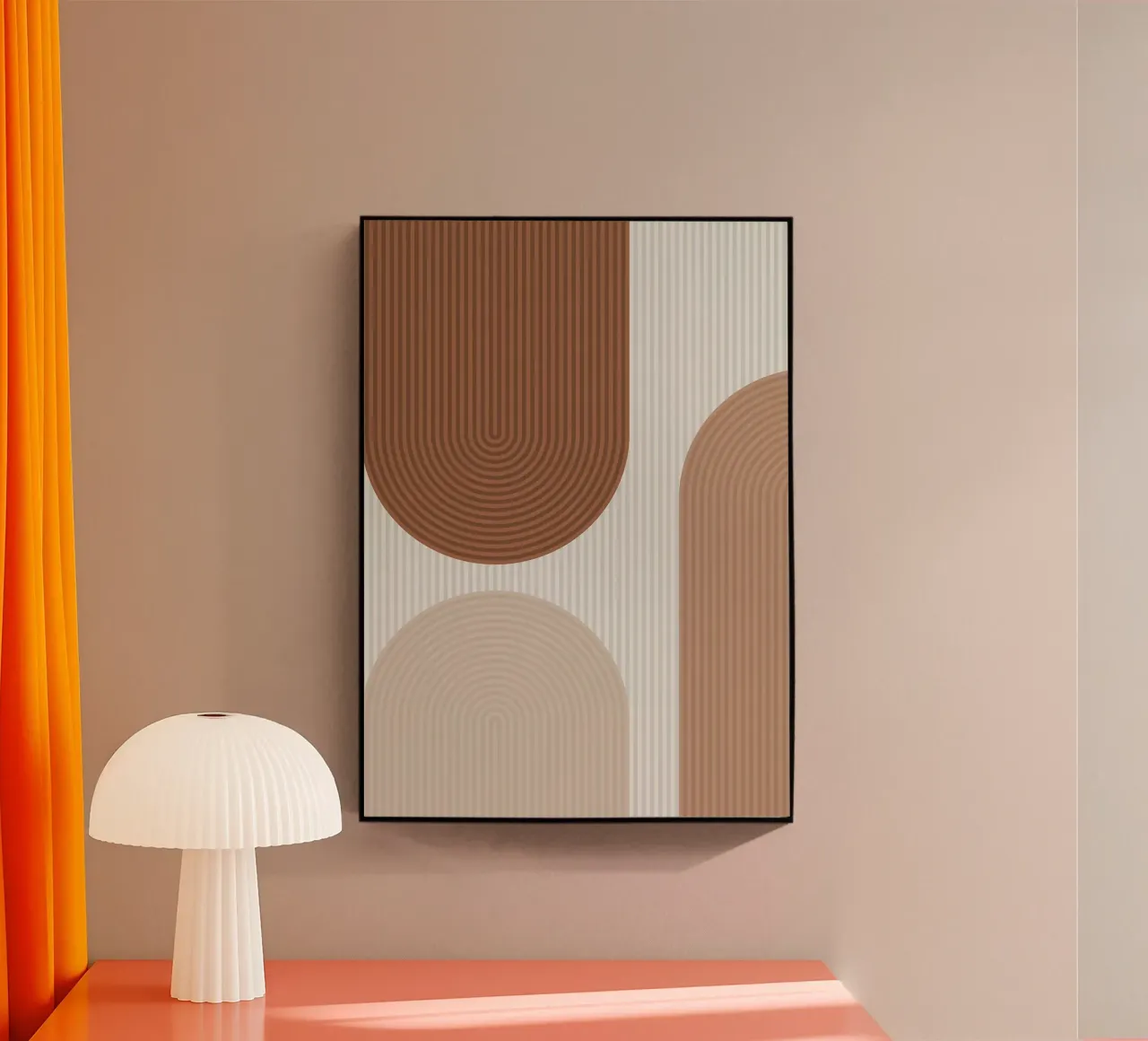 archi strisce linee verticali forme geometriche linee curve plexiglass da Patrick M Gerber