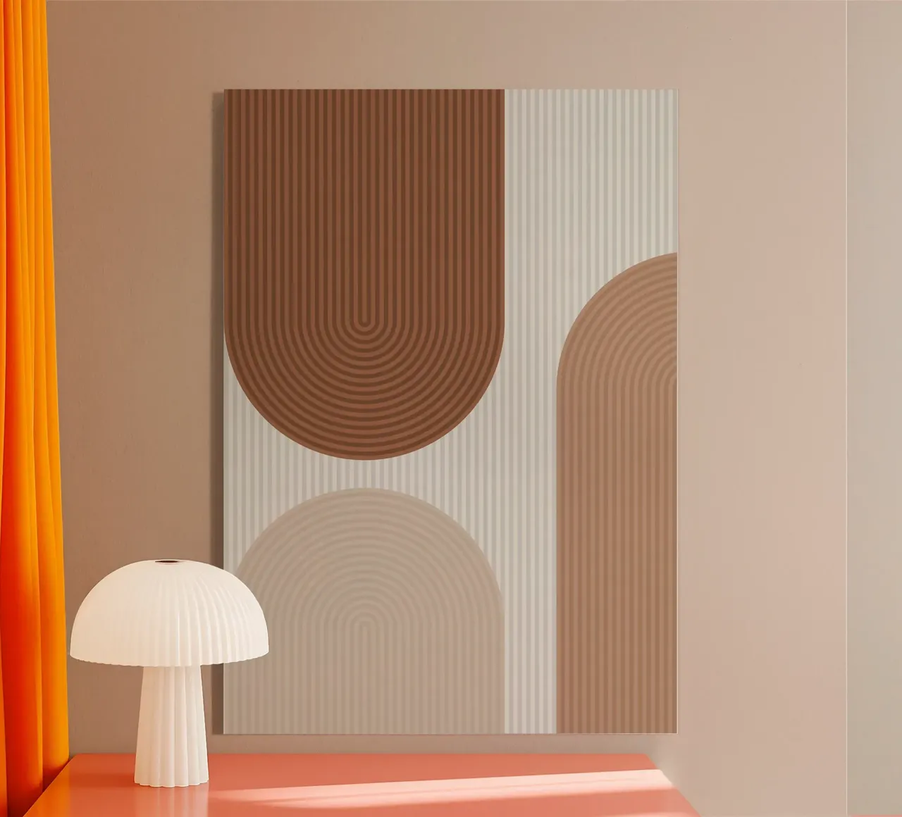 archi strisce linee verticali forme geometriche linee curve plexiglass da Patrick M Gerber