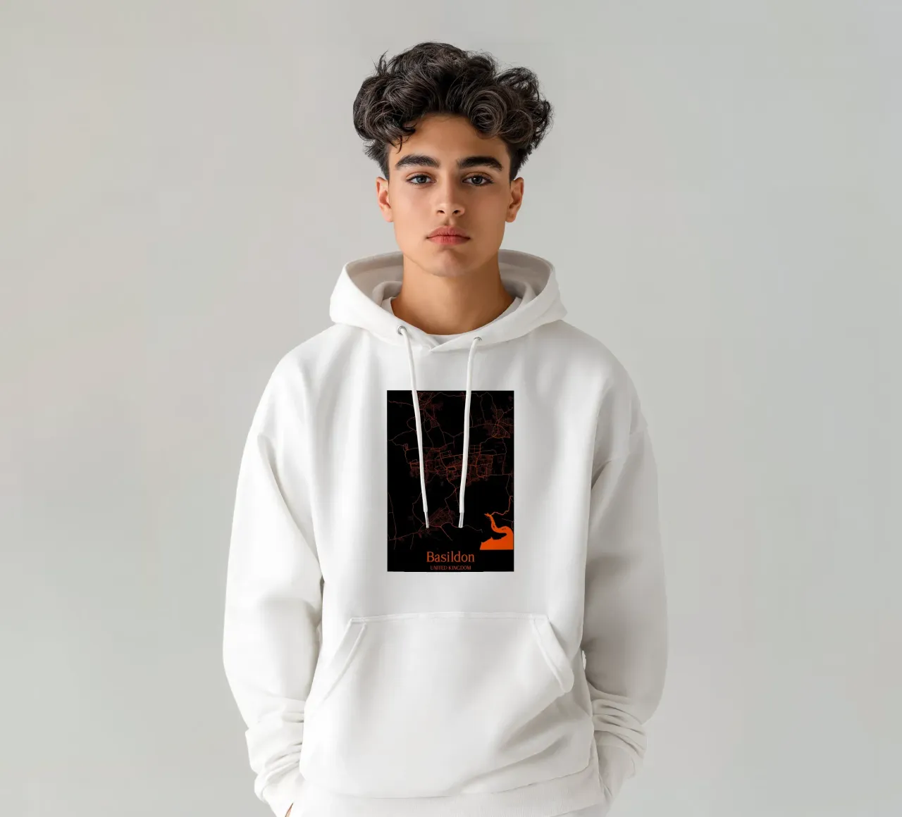 Basildon felpa con cappuccio da MiMap