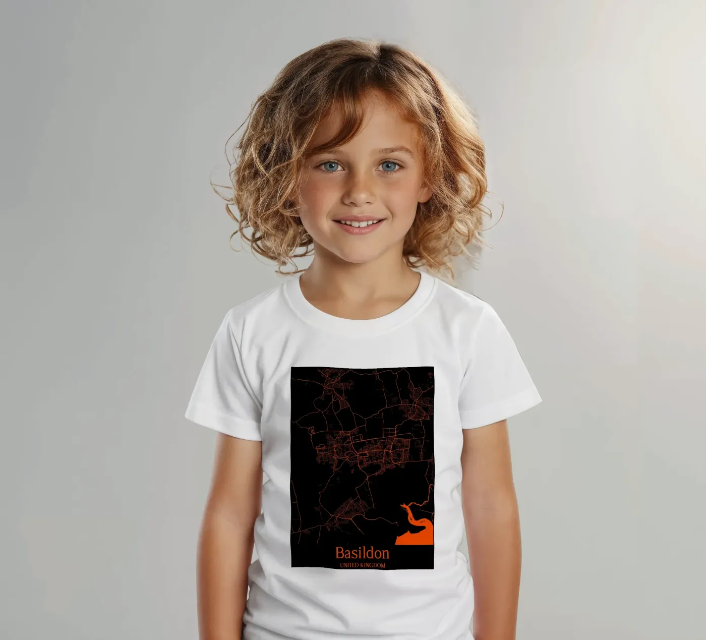 Basildon t-shirt bambini da MiMap