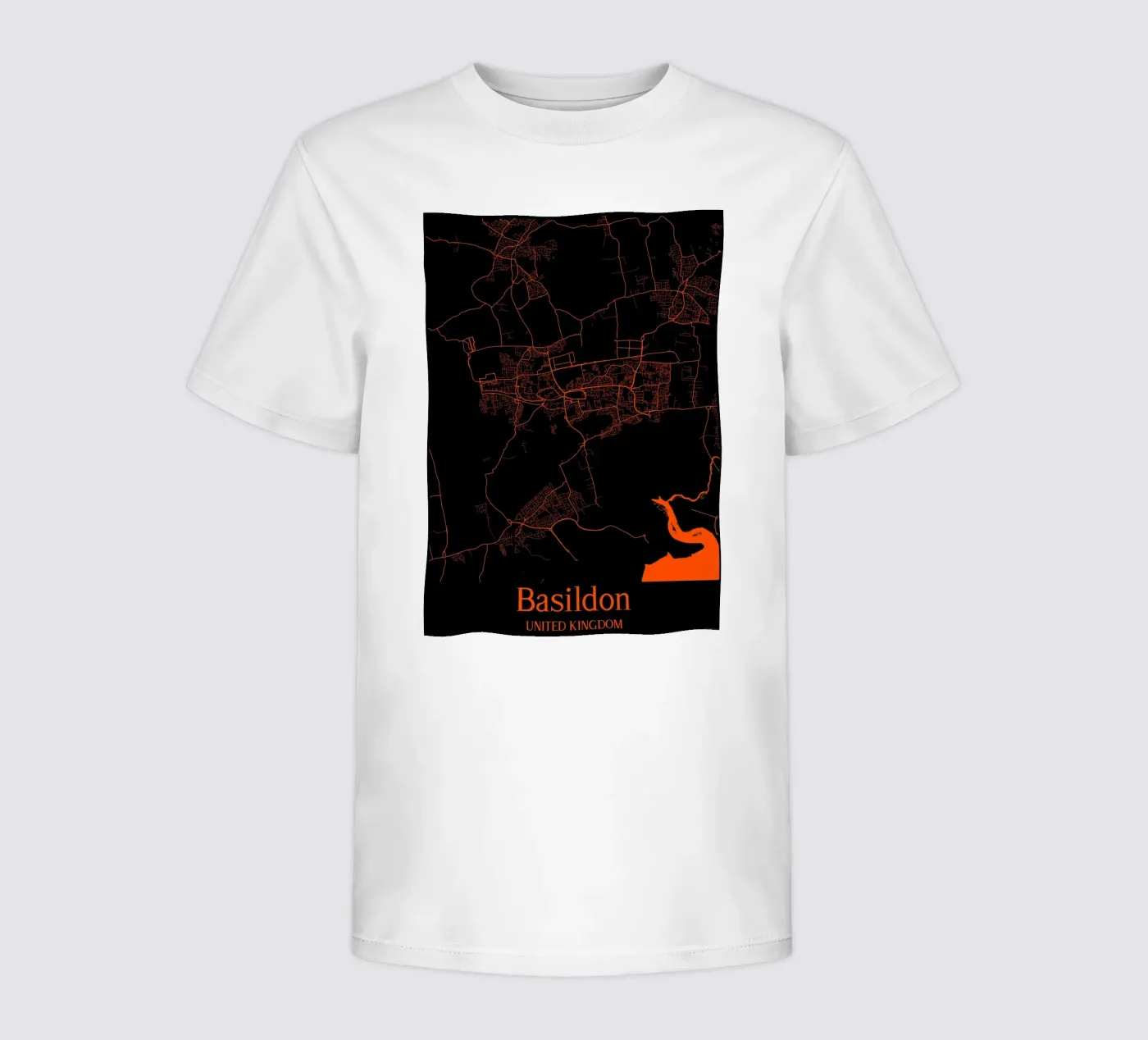 Basildon t-shirt bambini da MiMap