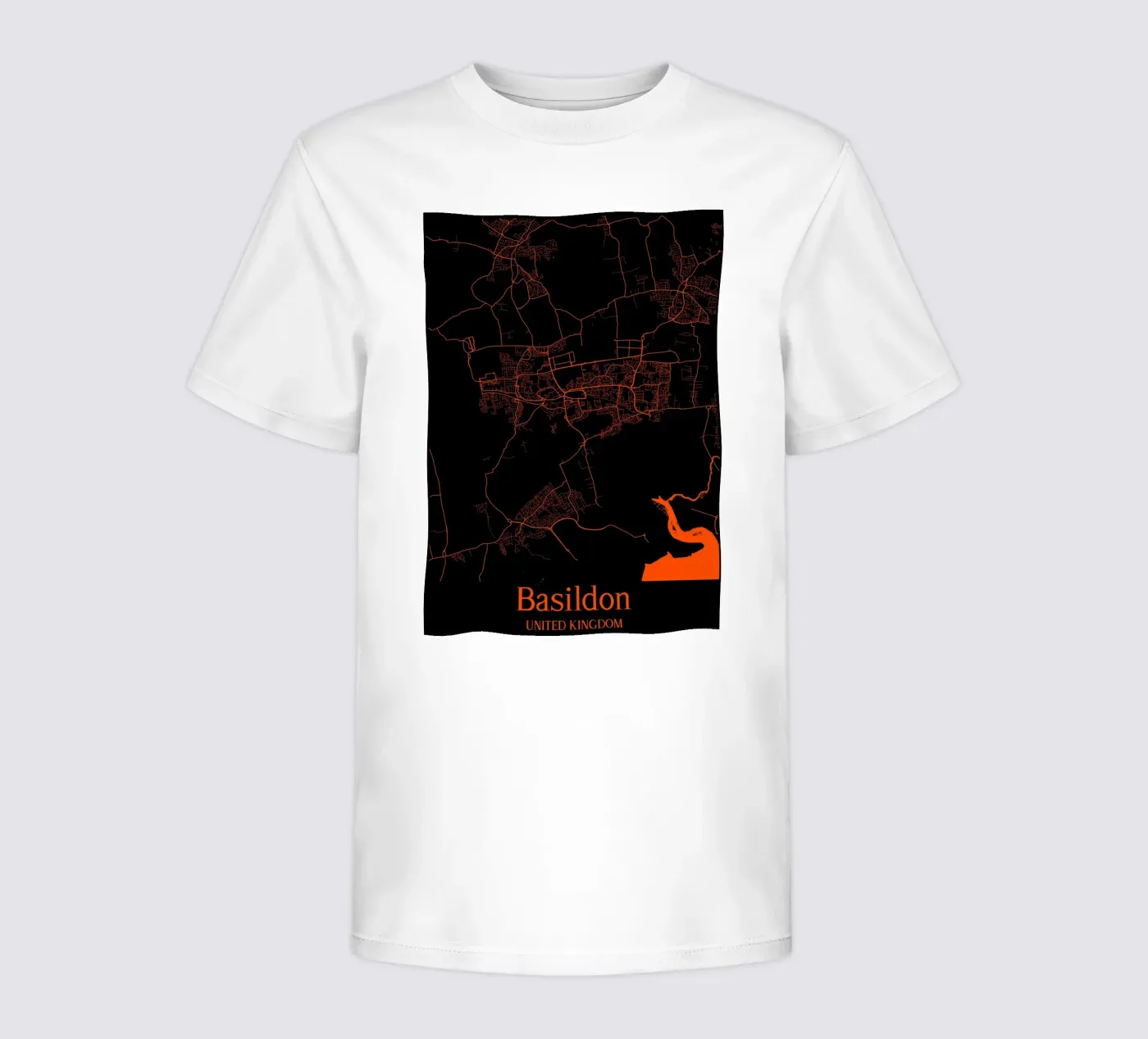 Basildon t-shirt bambini da MiMap