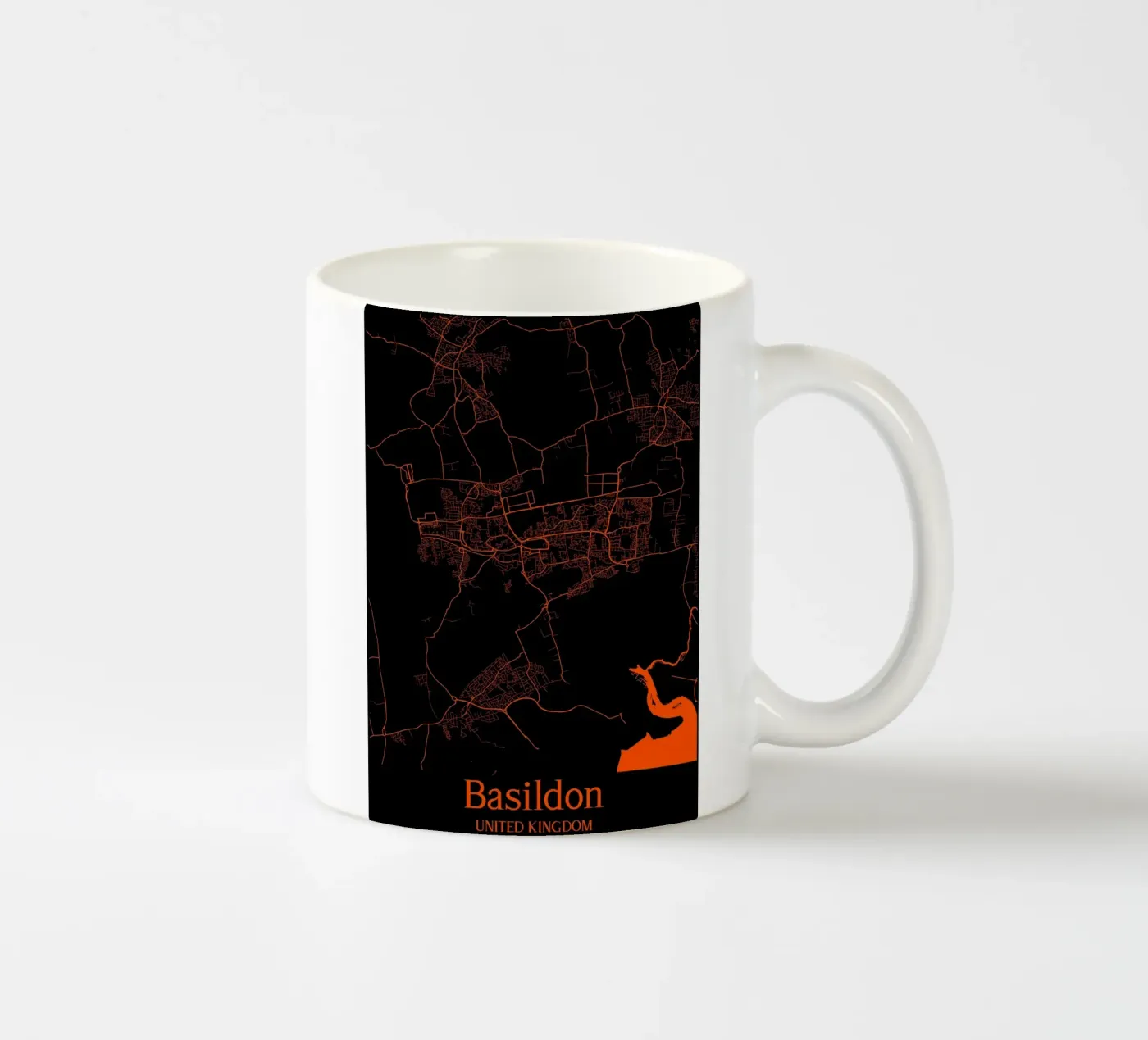Basildon ceramic mug by MiMap