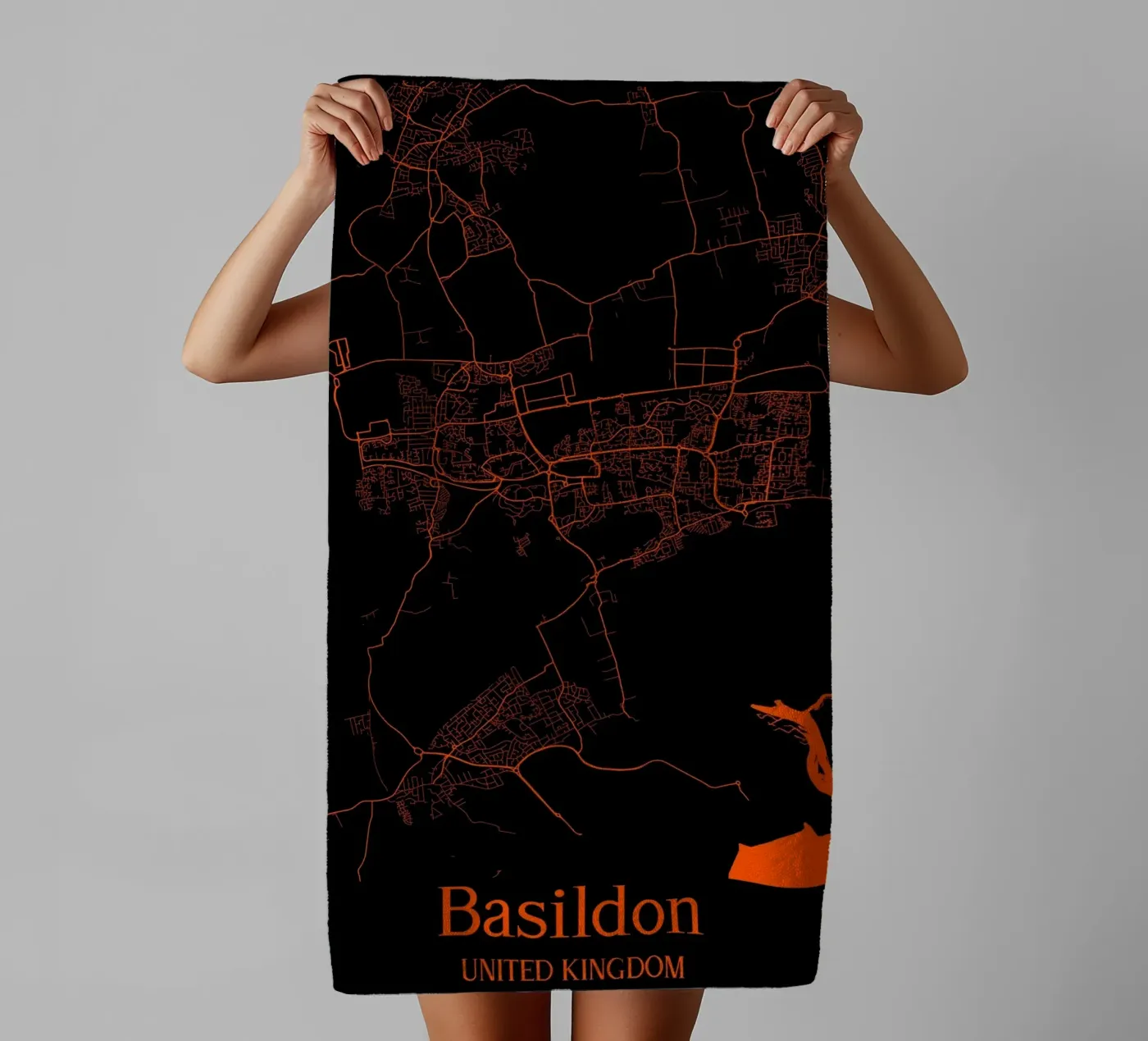 Basildon badhanddoek van MiMap
