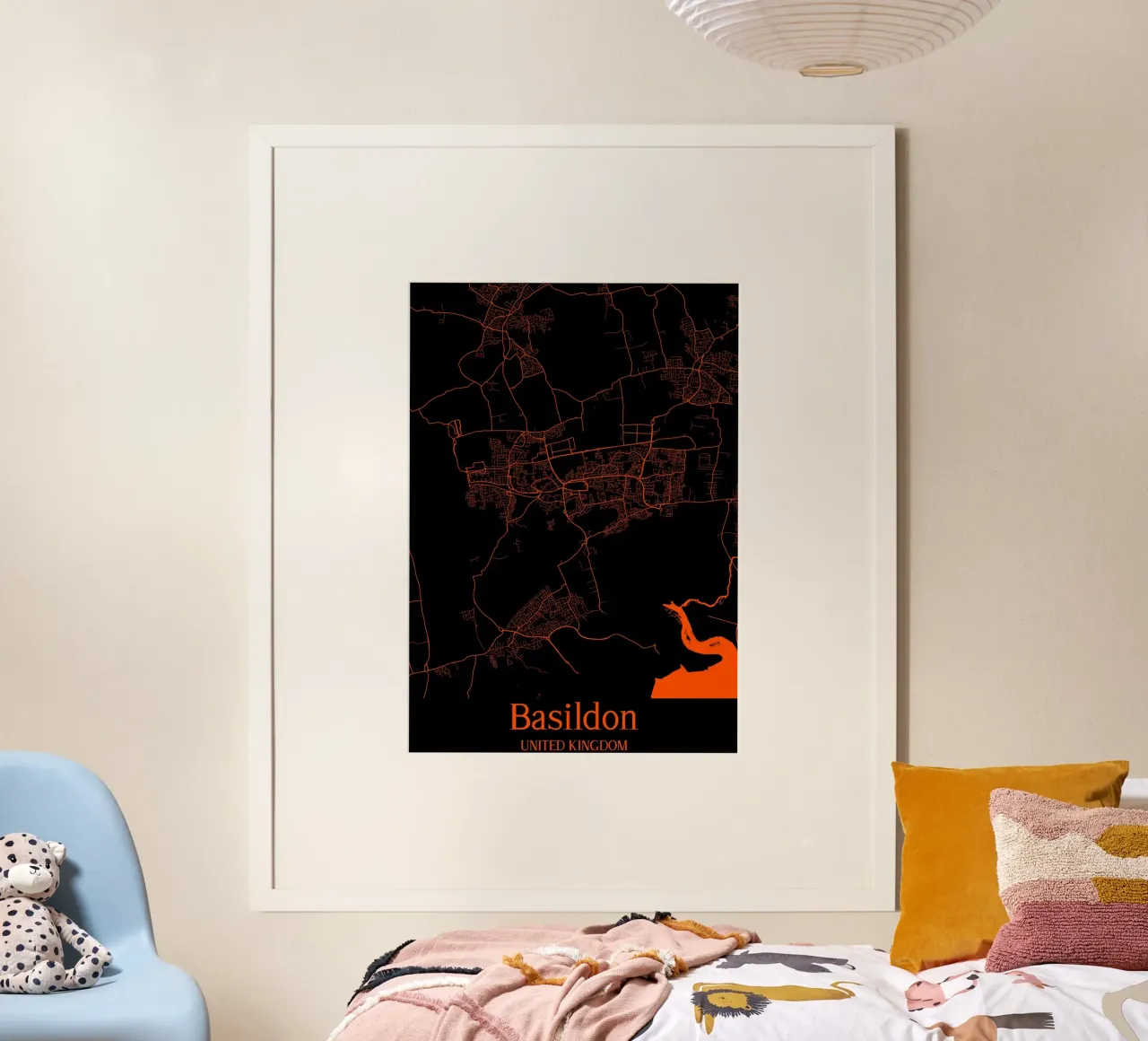 Basildon poster con telaio in plastica da MiMap