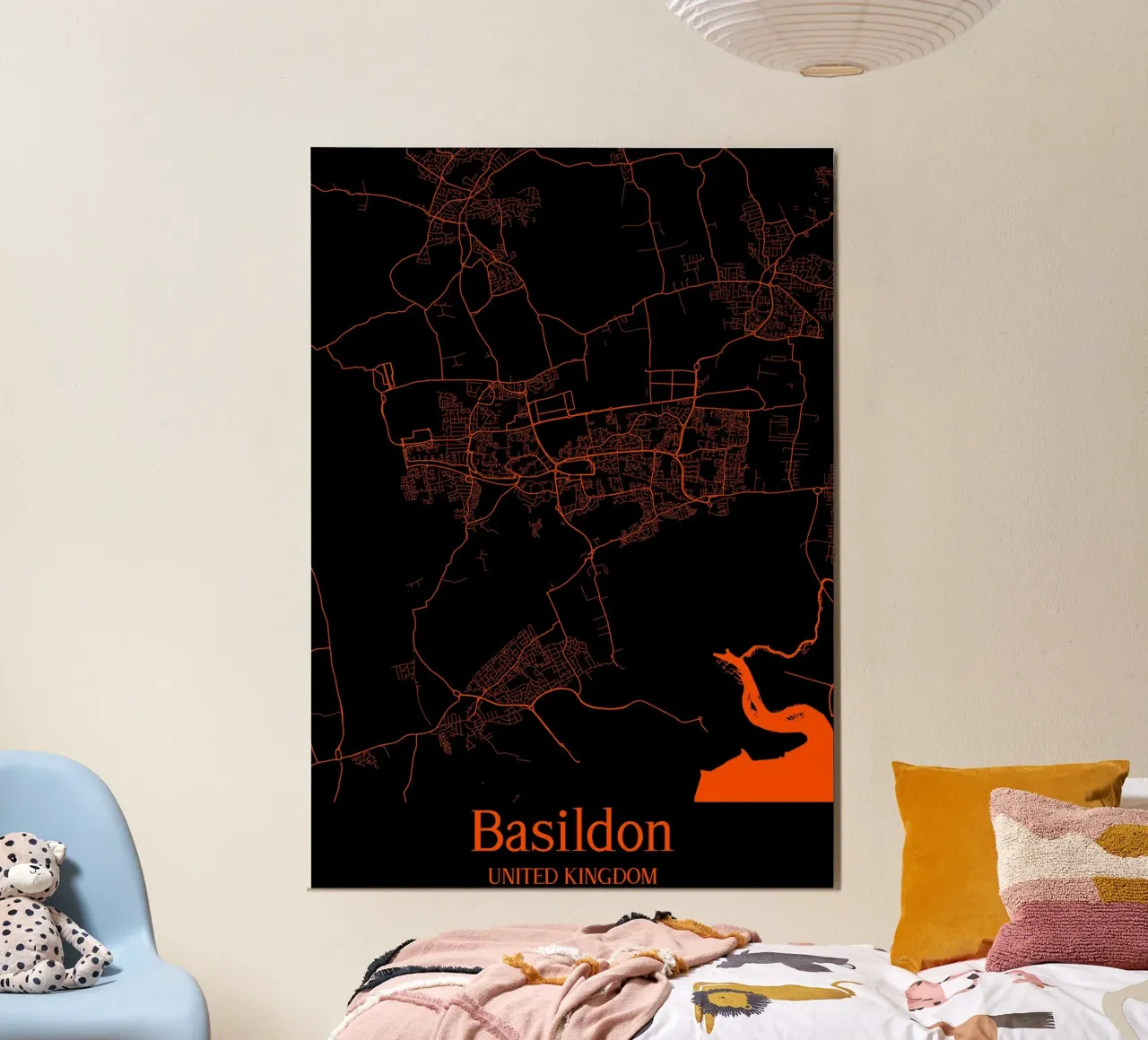 Basildon poster con telaio in plastica da MiMap
