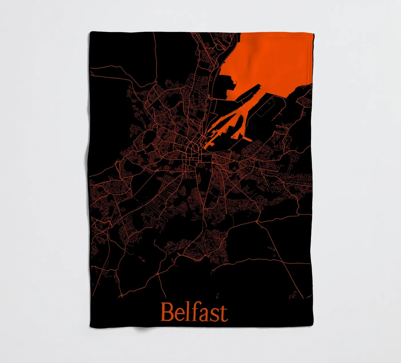 Belfast fleecedeken van MiMap