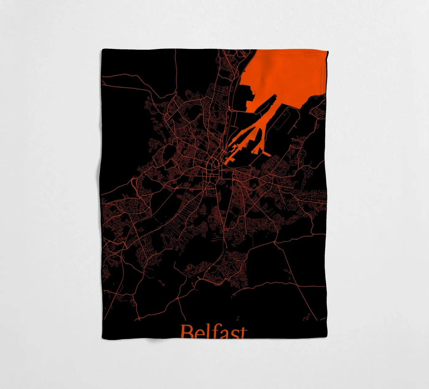 Belfast fleecedeken van MiMap