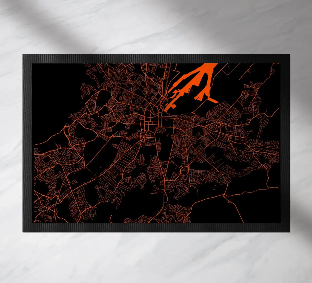 Belfast deurmat van MiMap