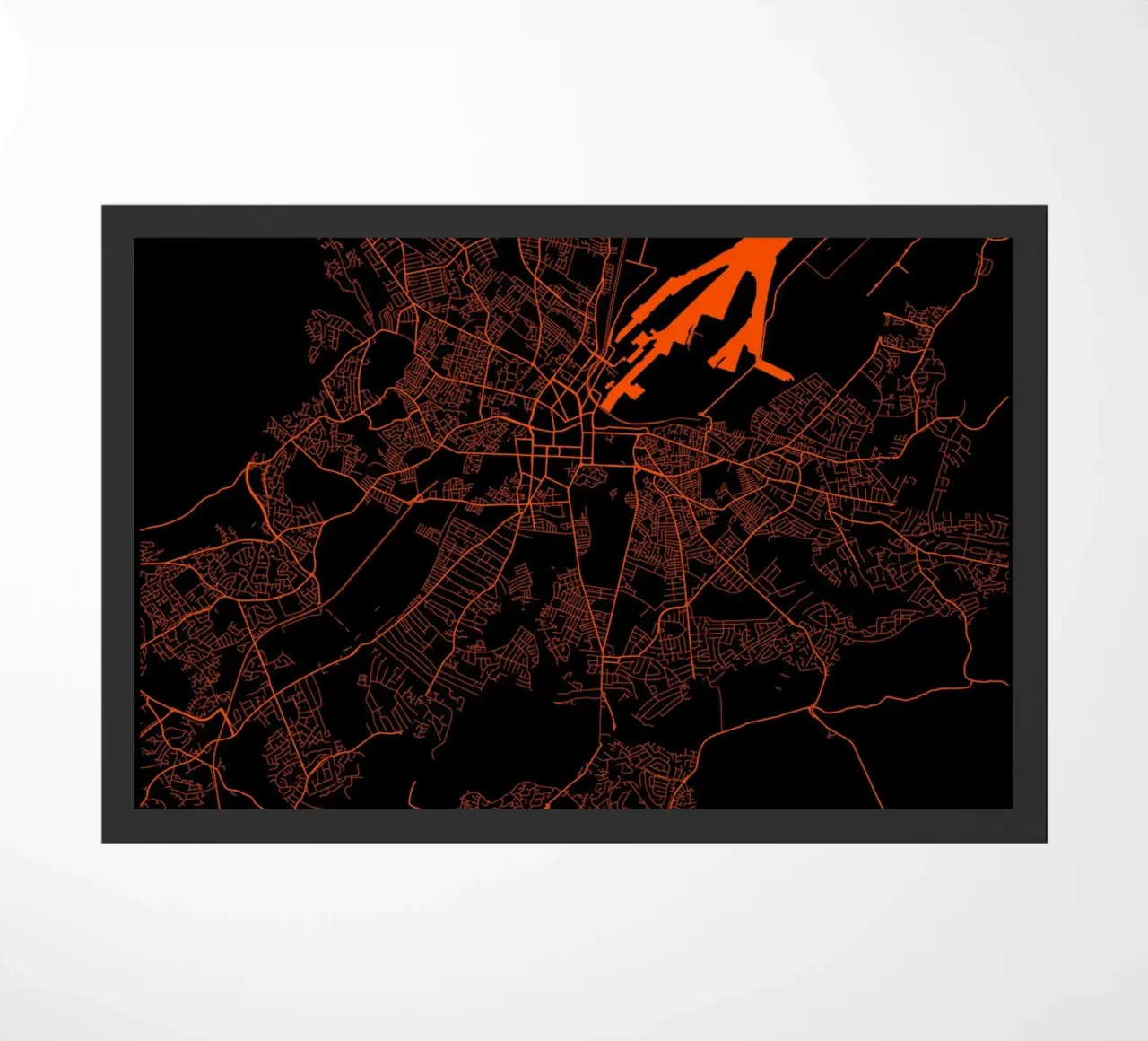 Belfast deurmat van MiMap