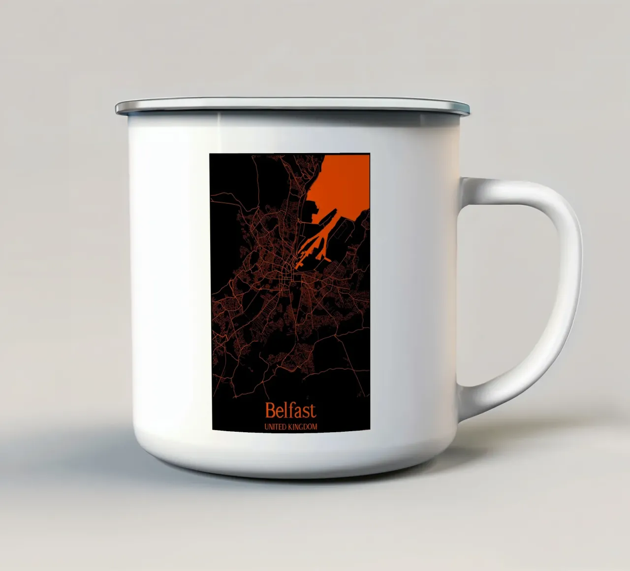 Belfast tazza in smalto da MiMap