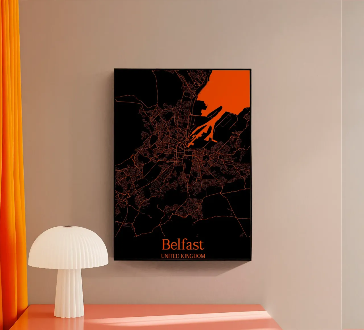 Belfast plexiglass da MiMap
