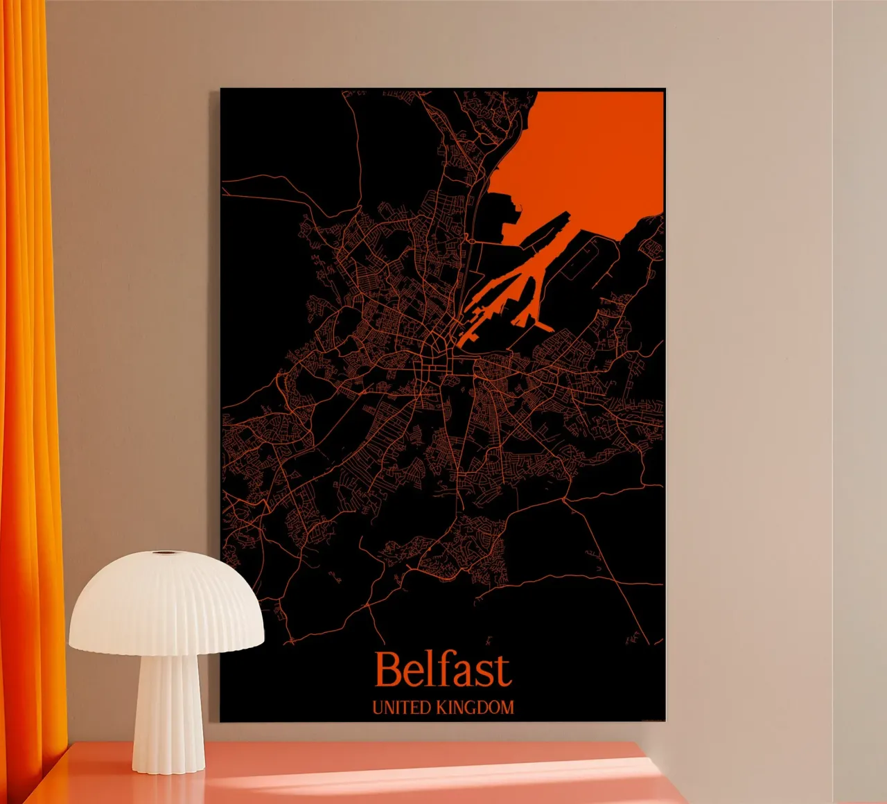 Belfast plexiglass da MiMap