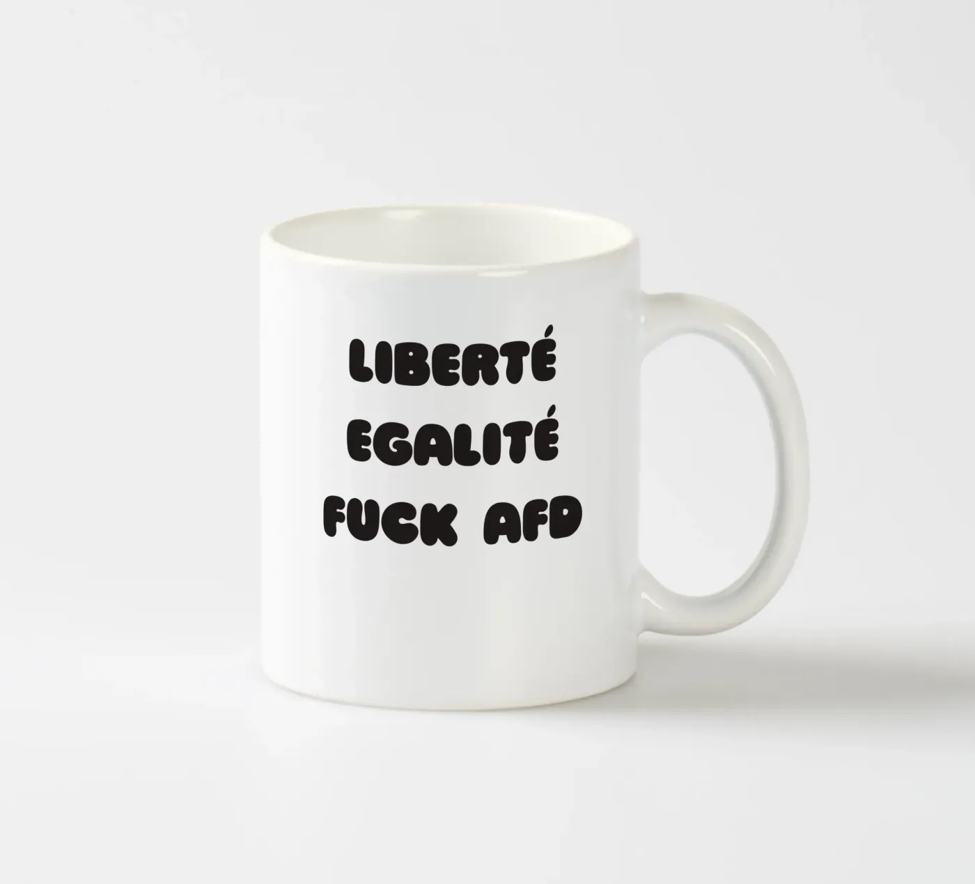 Liberté! ceramic mug by Verplanungsagentur