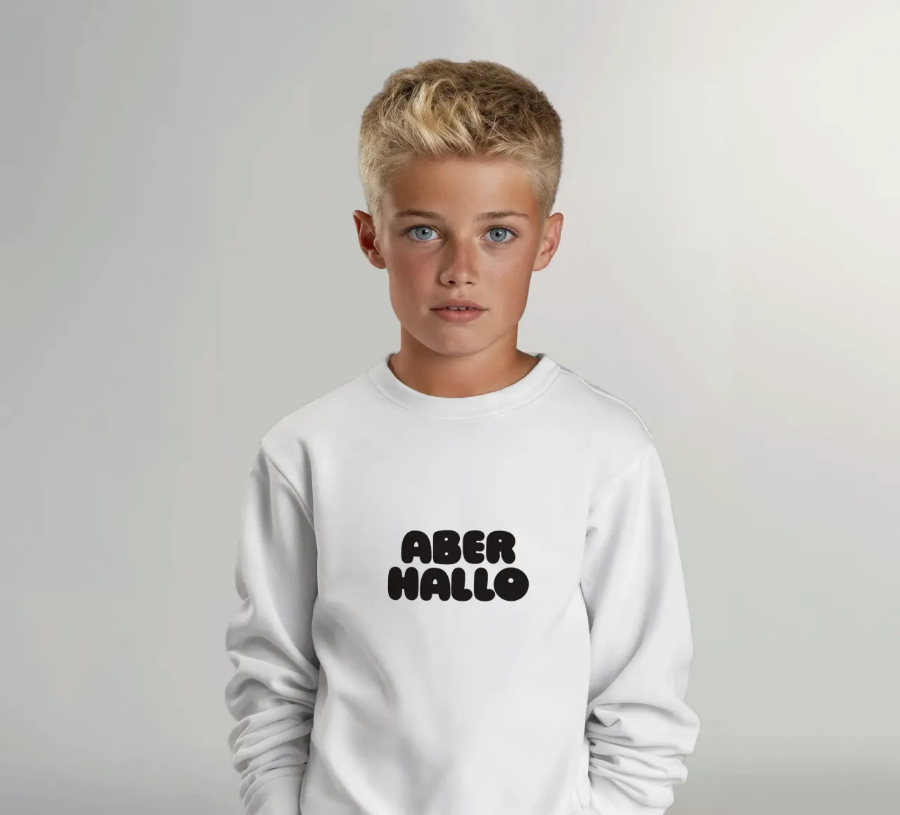 Aber Hallo felpa bambino da Verplanungsagentur