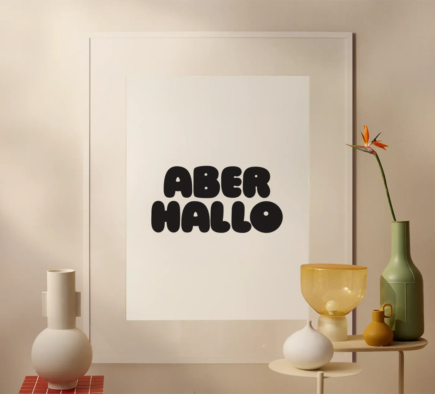 Aber Hallo poster da Verplanungsagentur