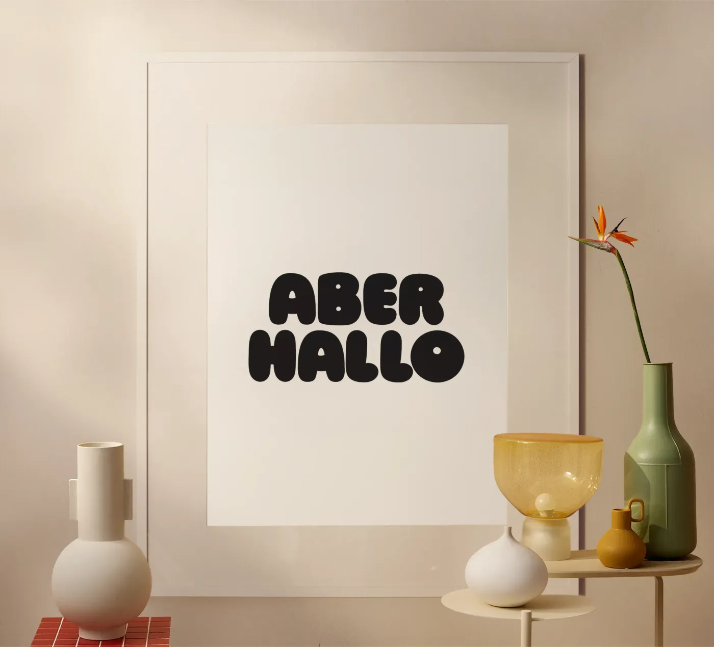 Aber Hallo poster da Verplanungsagentur