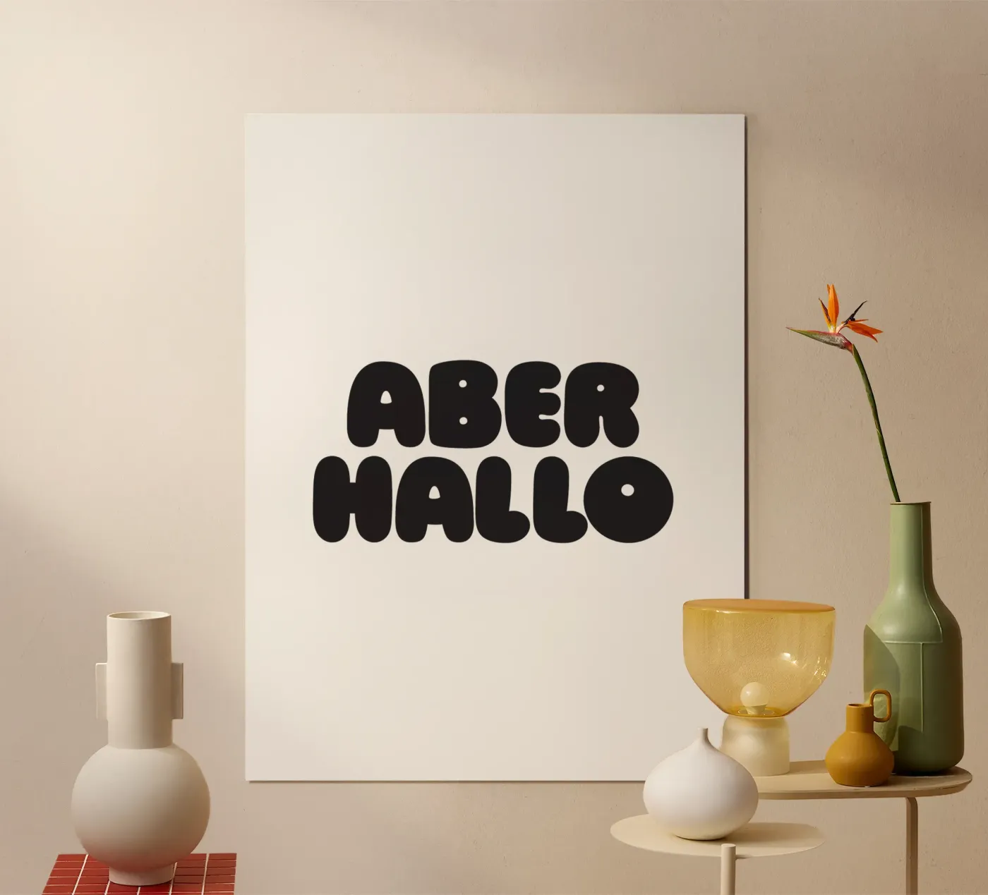 Aber Hallo poster da Verplanungsagentur