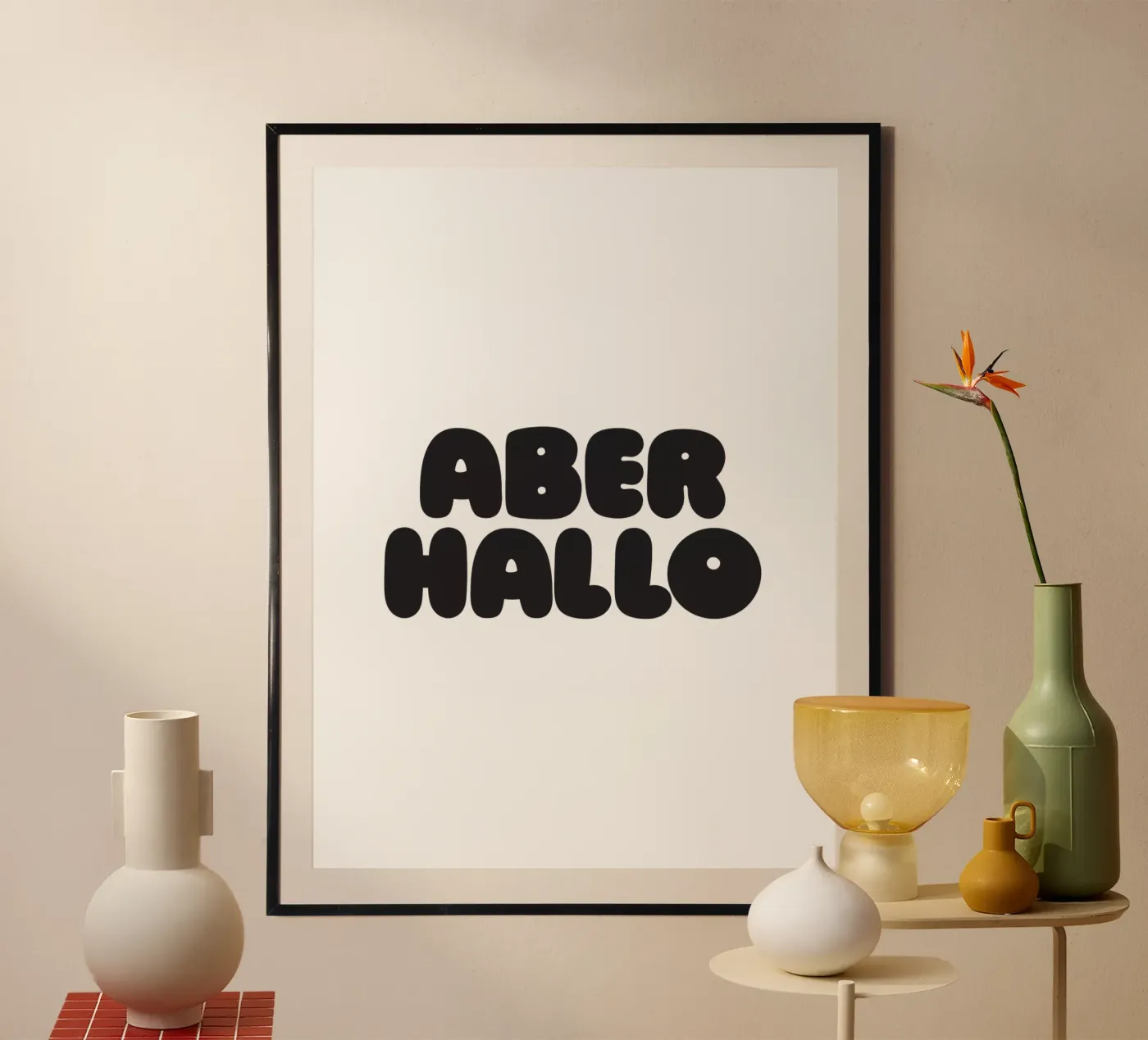 Aber Hallo poster da Verplanungsagentur