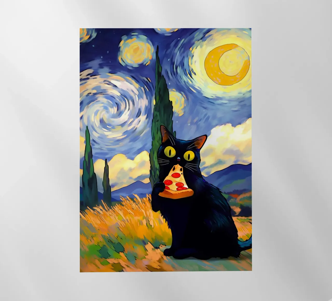 Pizza Cat pellicola backlit da Stellar Creative