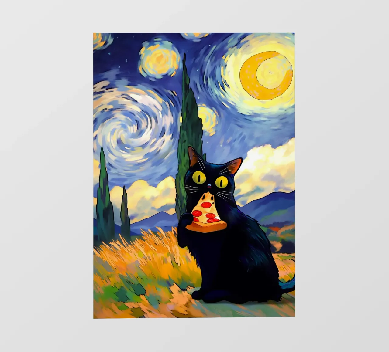 Pizza Cat pellicola backlit da Stellar Creative