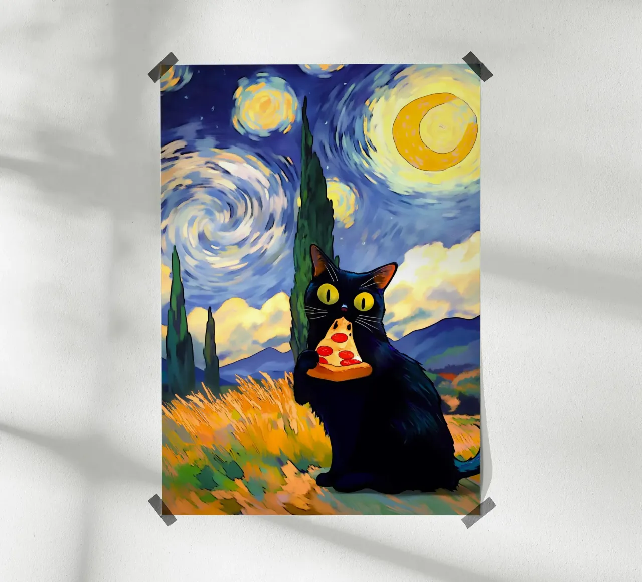 Pizza Cat poster da Stellar Creative