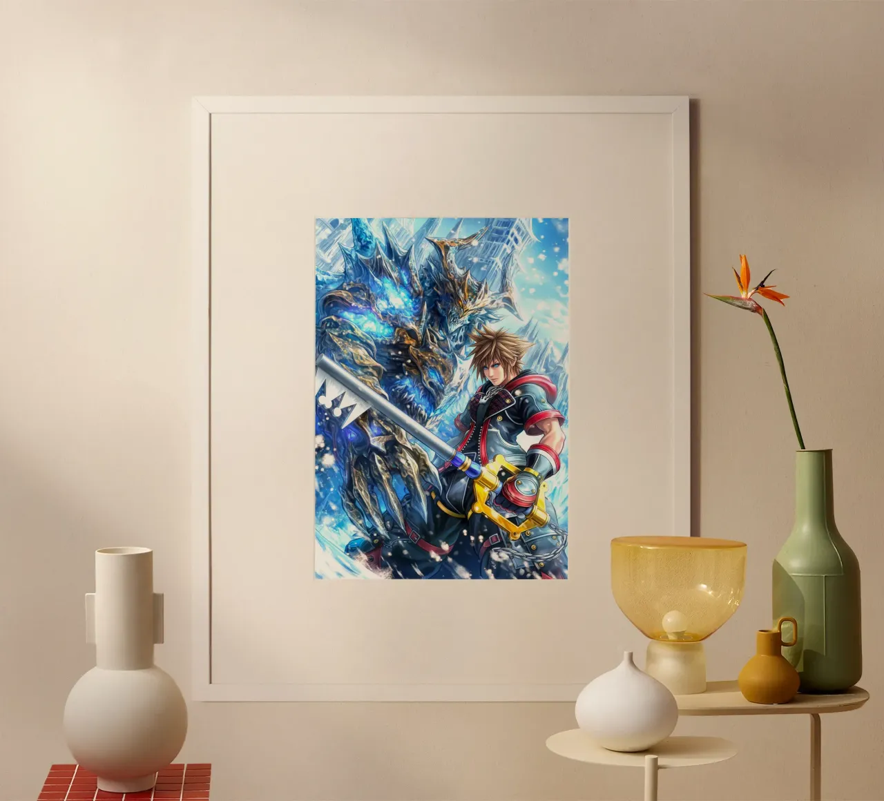 Sora Kingdom Hearts poster da Stellar Creative
