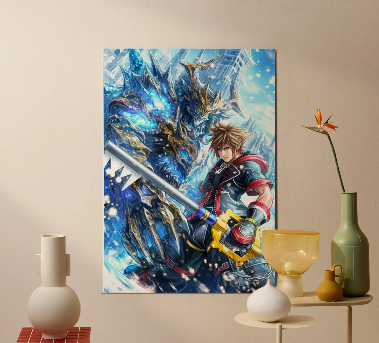 Sora Kingdom Hearts poster da Stellar Creative