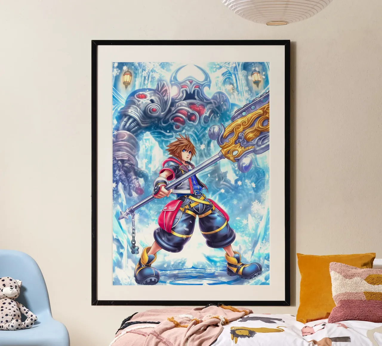 Sora Kingdom Hearts poster da Stellar Creative