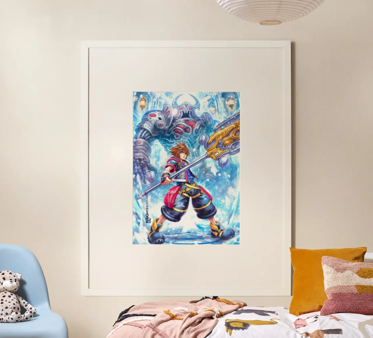 Sora Kingdom Hearts poster da Stellar Creative