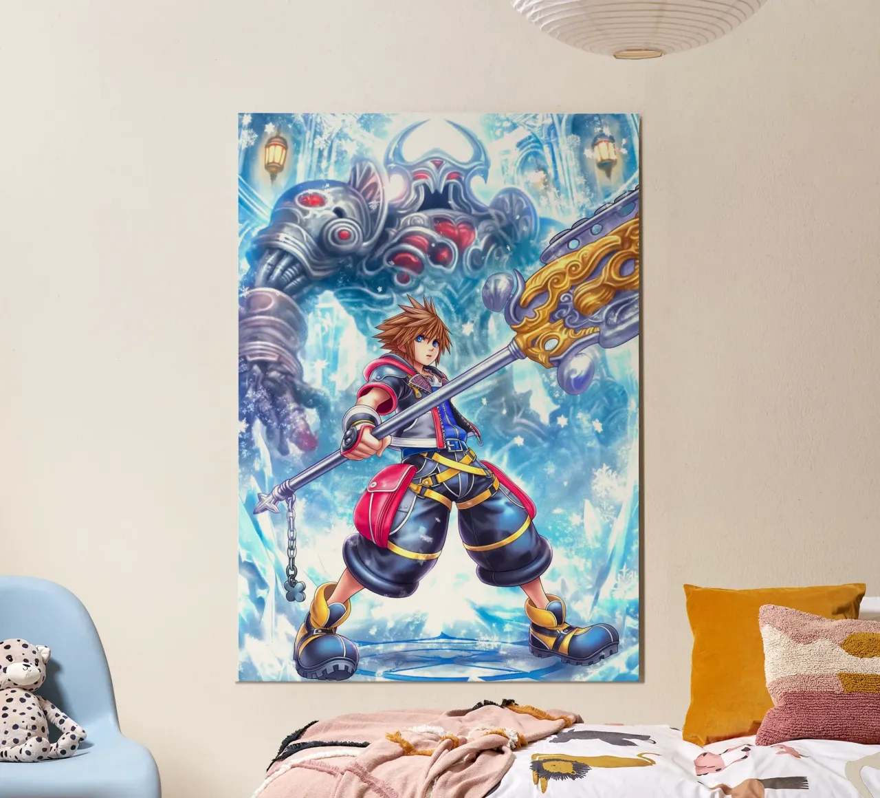 Sora Kingdom Hearts poster da Stellar Creative