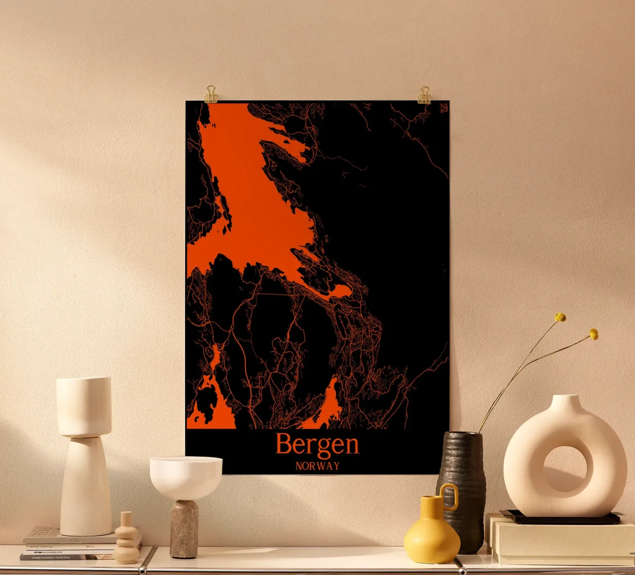 Bergen poster da MiMap