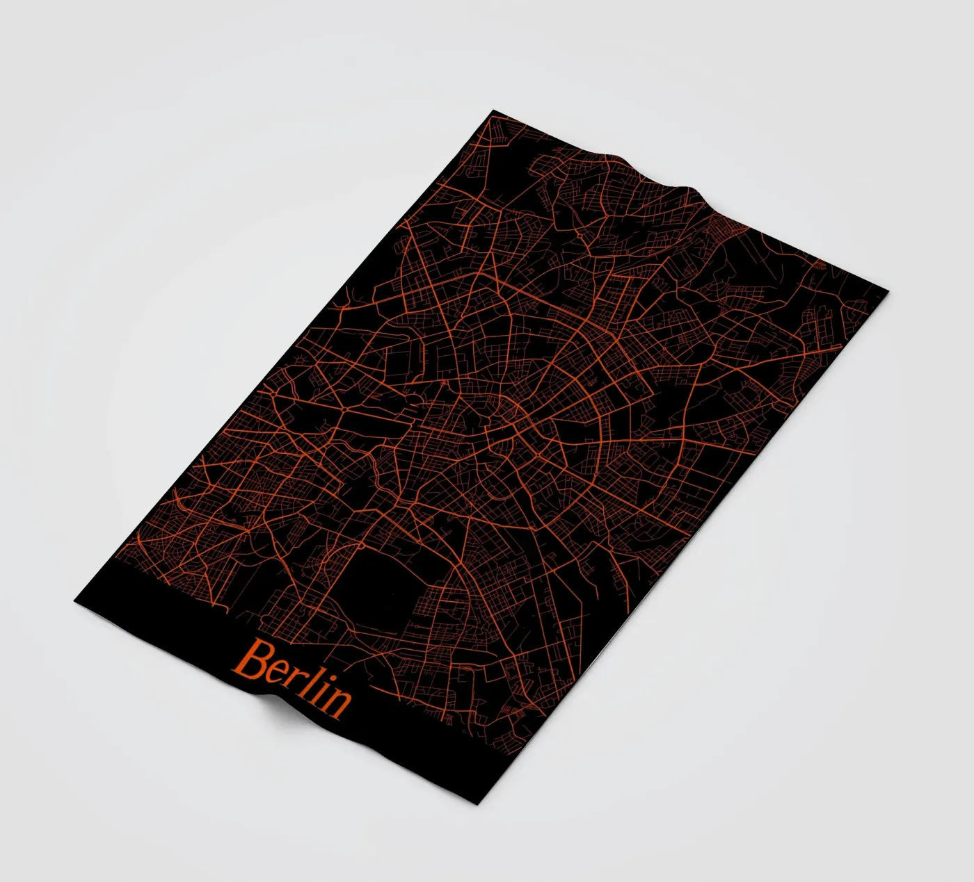 Berlin Fleecedecke von MiMap