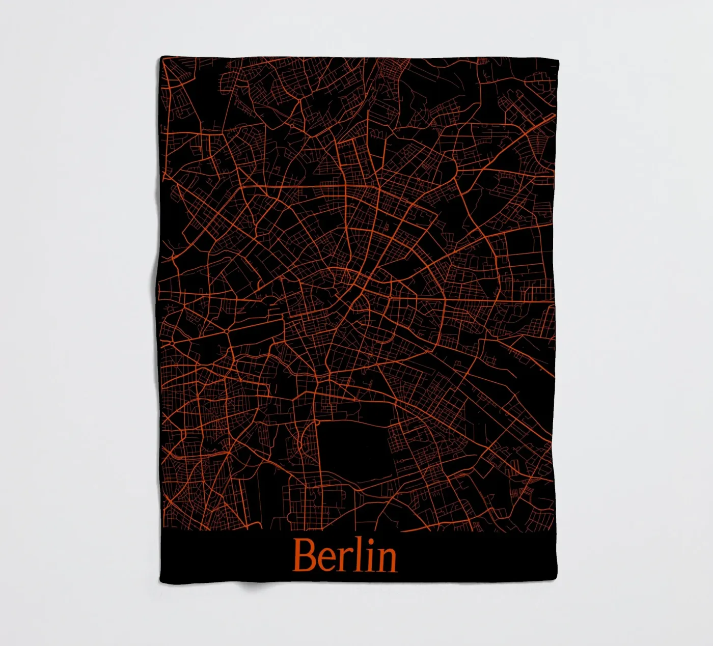 Berlin Fleecedecke von MiMap
