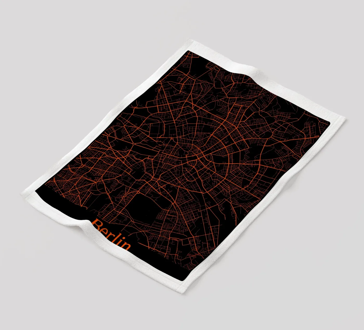 Berlin Fleecedecke von MiMap