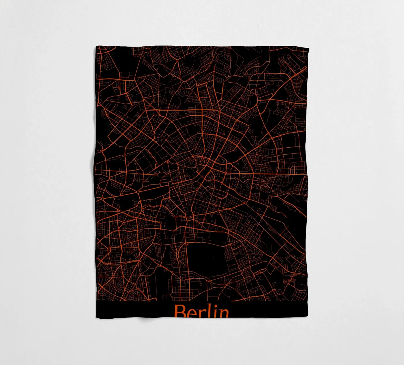 Berlin Fleecedecke von MiMap